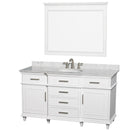 Wyndham Collection Berkeley 60" Single Bathroom Vanity - White WC-1717-60-SGL-WHT 3