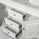 Wyndham Collection Andover 60" Traditional Bathroom Double Vanity Set - White WC-TD60-WHT 6