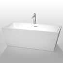 Wyndham Collection Sara 67" Soaking Bathtub - White WC-BTK1514-67