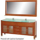 Wyndham Collection Daytona 71" Double Bathroom Vanity Set - Cherry w/ Drawers WC-A-W2200-71-CH 6