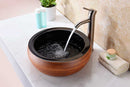 Anzzi Levi Series Vessel Sink in Black/Swirled Fusion LS-AZ8207 4