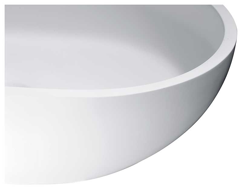 Anzzi Idle Solid Surface Vessel Sink in White LS-AZ303 4