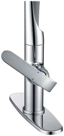 Anzzi Accent Single Handle Pull-Down Sprayer Kitchen Faucet in Polished Chrome KF-AZ003 16