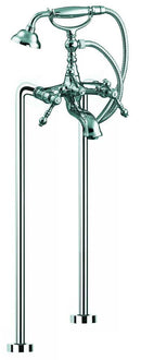 Fima by Nameeks Epoque Double Handle Floor Mount Clawfoot Tub Faucet Trim