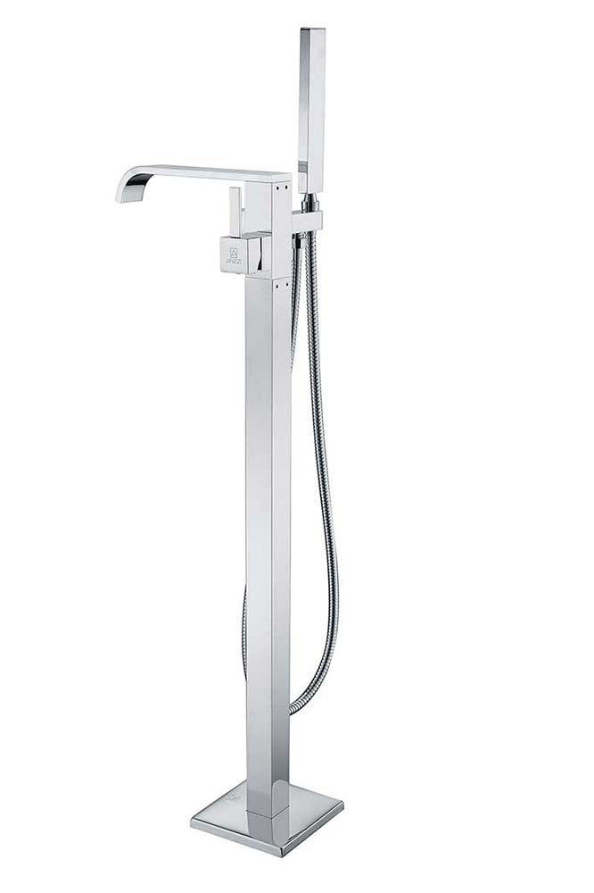 Anzzi Angel 2-Handle Claw Foot Tub Faucet with Hand Shower in Polished Chrome FS-AZ0044CH 22