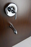 Anzzi Meno Series Single Handle Wall Mounted Showerhead and Bath Faucet in Polished Chrome 5