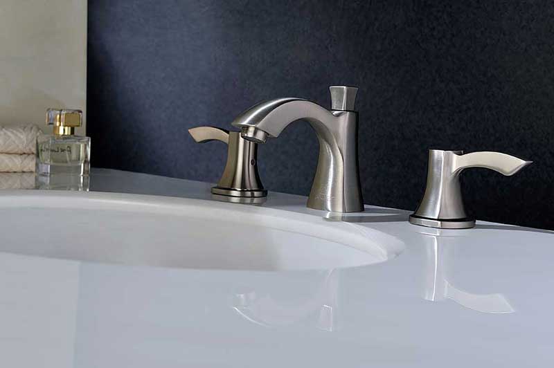 Anzzi Sonata Series 2-Handle Bathroom Sink Faucet in Brushed Nickel 2