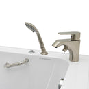 Ella Royal 32"x52" Acrylic Hydro Massage Walk-In Bathtub with Right Inward Swing Door, Heated Seat, 2 Piece Fast Fill Faucet, 2" Dual Drain 12