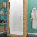 Anzzi Lancer 23 in. x 72 in. Semi-Frameless Shower Door with TSUNAMI GUARD in Polished Chrome SD-AZ051-01CH