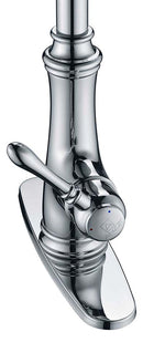 Anzzi Luna Single Handle Pull-Down Sprayer Kitchen Faucet in Polished Chrome KF-AZ1131CH 3