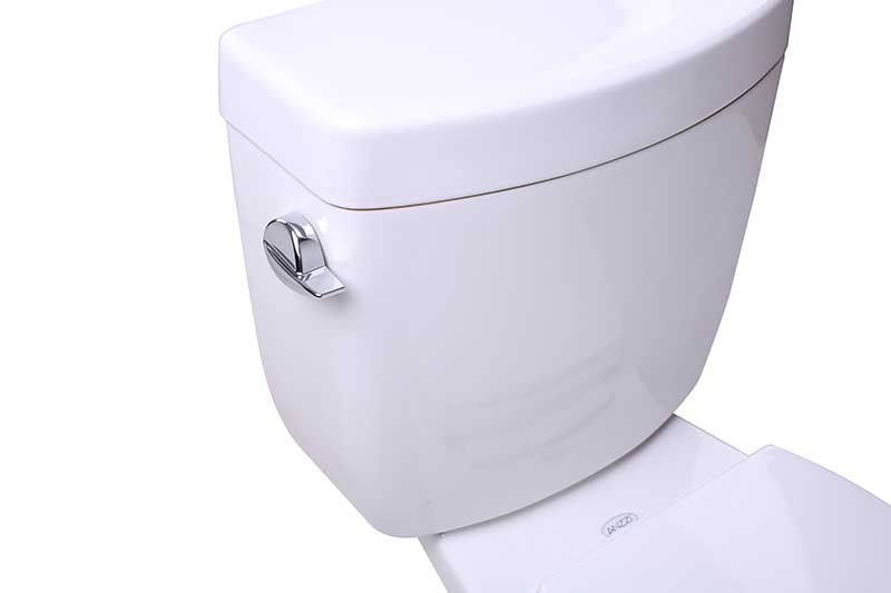 Anzzi Talos 2-piece 1.6 GPF Single Flush Elongated Toilet in White T1-AZ065 12