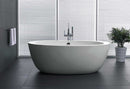 Anzzi Yield Series 5.58 ft. Freestanding Bathtub in White FT-AZ111 2