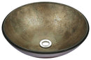 Anzzi Tara Series Deco-Glass Vessel Sink in Platinum Storm LS-AZ8182