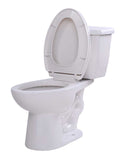 Anzzi Kame 2-piece 1.28 GPF Single Flush Elongated Toilet in White