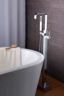 Anzzi Victoria 2-Handle Claw Foot Tub Faucet with Hand Shower in Polished Chrome FS-AZ0031CH 2