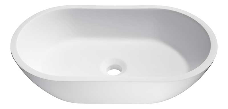 Anzzi Runifer Solid Surface Vessel Sink in White LS-AZ302 3