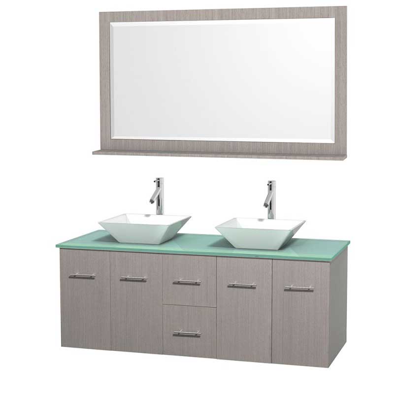 Wyndham Collection Centra 60" Double Bathroom Vanity Set for Vessel Sinks - Gray Oak WC-WHE009-60-DBL-VAN-GRO 4