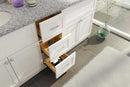 Ariel Bath Hamlet 73" Double Sink Vanity Set in White 3