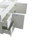 Wyndham Collection Amare 72" Double Bathroom Vanity in Glossy White, Acrylic Resin Countertop, Integrated Sinks, and 70" Mirror WCR410072DGWARINTM70 4