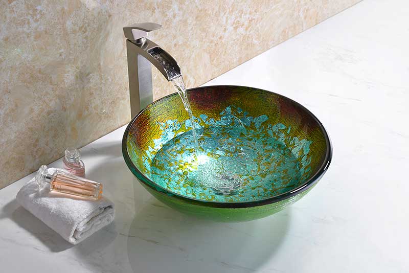 Anzzi Tara Series Deco-Glass Vessel Sink in Glacial Blaze LS-AZ8180 3