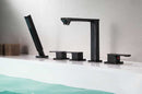 Anzzi Shore 3-Handle Deck-Mount Roman Tub Faucet with Handheld Sprayer in Oil Rubbed Bronze FR-AZ102ORB 2