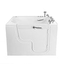 Ella's Bubbles OLA3655M-R Transfer XXXL TransferXXXL Acrylic Microbubble Walk-In Bathtub with Right Outward Swing Door, Thermostatic Faucet, Dual 2" Drains, White