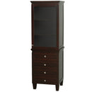 Wyndham Collection Acclaim Linen Tower - Espresso WC-CG8000-LT-ESP