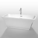 Wyndham Collection Galina 67" Soaking Bathtub - White WC-BTK1519-67