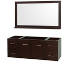 Wyndham Collection Centra 60" Single Bathroom Vanity for Undermount Sinks - Espresso WC-WHE009-60-SGL-VAN-ESP- 6