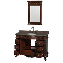 Wyndham Collection Edinburgh 48" Single Bathroom Vanity - Cherry WC-J233-48-SGL-VAN-CHE 5