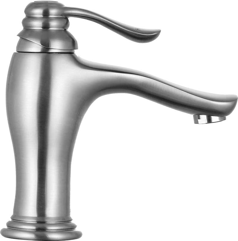 Anzzi Anfore Single Hole Single Handle Bathroom Faucet in Brushed Nickel L-AZ104BN 4