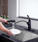 Anzzi Navona Single-Handle Pull-Out Sprayer Kitchen Faucet in Oil Rubbed Bronze KF-AZ206ORB 5