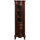 Wyndham Collection Edinburgh Linen Tower - Cherry WC-J233-LT-CHE 3