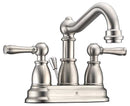 Anzzi Edge 2-Handle Bathroom Sink Faucet in Brushed Nickel