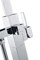 Anzzi Victoria 2-Handle Claw Foot Tub Faucet with Hand Shower in Polished Chrome FS-AZ0031CH 13