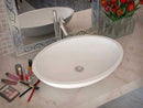 Anzzi Maine One Piece Man Made Stone Vessel Sink in Matte White 2