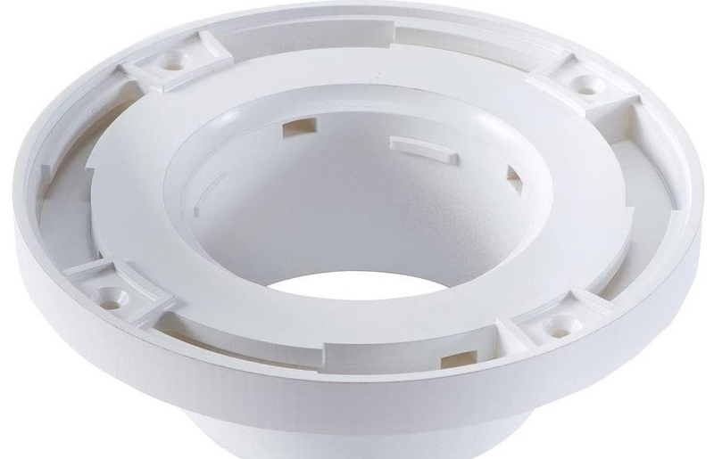Barracuda Medical Grade Toilet Flange with Watertight Design, Solvent Weld, Leakages Free, IAPMO's certified, 3" inside 4" outside ABS
