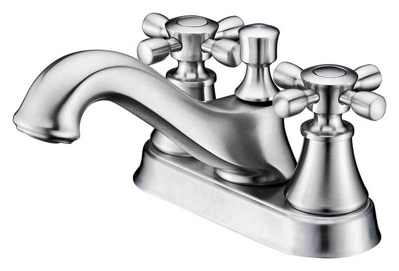 Anzzi Major Series 2-Handle Bathroom Sink Faucet in Brushed Nickel