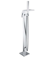 Anzzi Union 2-Handle Claw Foot Tub Faucet with Hand Shower in Polished Chrome FS-AZ0059CH 19