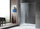Anzzi Leon Series 48 in. by 76 in. Frameless Sliding Shower Door in Chrome with Handle SD-AZ8077-01CH 3