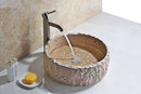 Anzzi Desert Crown Vessel Sink in Classic Cream Marble 2