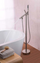 Anzzi Havasu 2-Handle Claw Foot Tub Faucet with Hand Shower in Brushed Nickel FS-AZ0042BN 3