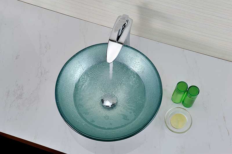 Anzzi Komupau Series Deco-Glass Vessel Sink in Churning Silver S195 2