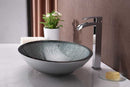Anzzi Zebedia Series Vessel Sink in Blue Oval 6 3