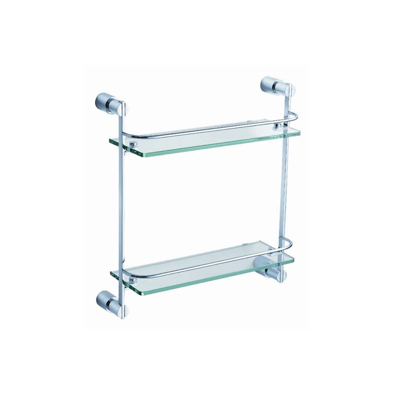 Fresca FAC0146 Magnifico 2 Tier Glass Shelf - Chrome