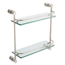 Fresca FAC0146BN Magnifico 2 Tier Glass Shelf - Brushed Nickel