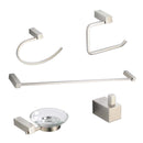 Fresca FAC0400BN Ottimo 5-Piece Bathroom Accessory Set - Brushed Nickel