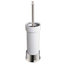 Fresca FAC1132BN Glorioso Ceramic Toilet Brush/Holder - Brushed Nickel