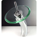 Fresca FFT1010CH Cascata Waterfall Single Hole Vessel Mount Bathroom Vanity Faucet - Chrome