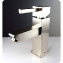 Fresca FFT1030BN Versa Single Hole Mount Bathroom Vanity Faucet - Brushed Nickel